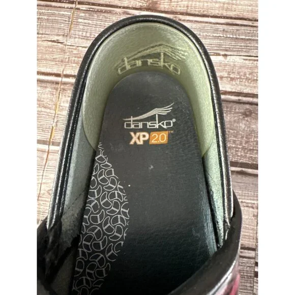 Dansko XP 2.0 Clogs Patent Leather Size 38 US 7.5 - 8 color wavy - Picture 9 of 9